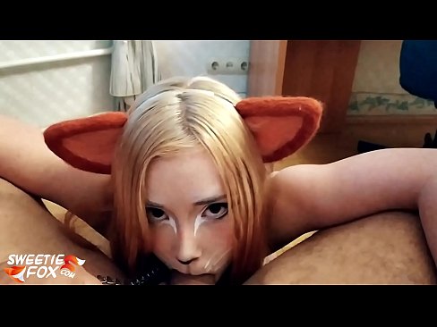 ❤️ Kitsune llyncu dick a cum yn ei cheg ☑Porno ar cy.hentaivost.ru